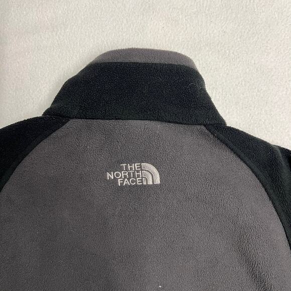 The North‎ Face Men's Size Small Grey/ Black Full Zip-Up Fleece Jacket - Picture 5 of 12